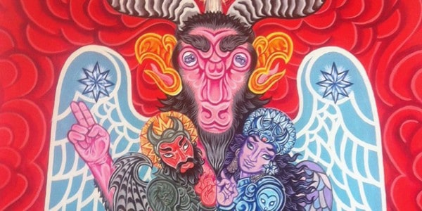 Detail from Baphomet Rex Mundi, by Barry William Hale
