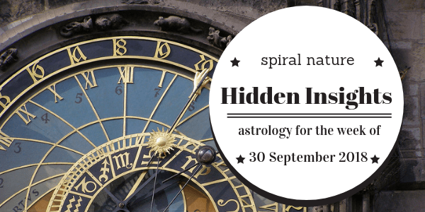 Hidden Insights: Astrology for the week of 30 September 2018