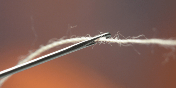 Needle and thread, photo by Andrew Magill