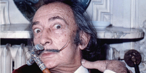 Salvador Dali, Allan Warren, image sourced from Wiki Commons