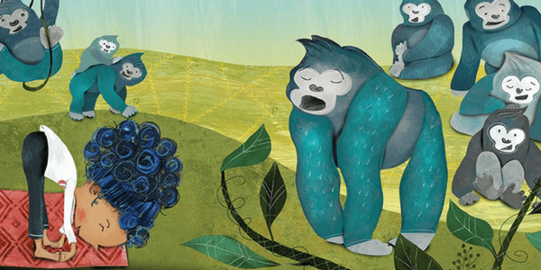 Zoo Zen, by Kristen Fischer, illustrated by Susi Schaefer