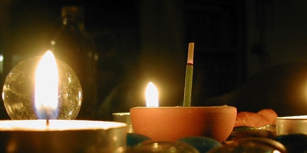 Candle magick, photo by Melanie Cook