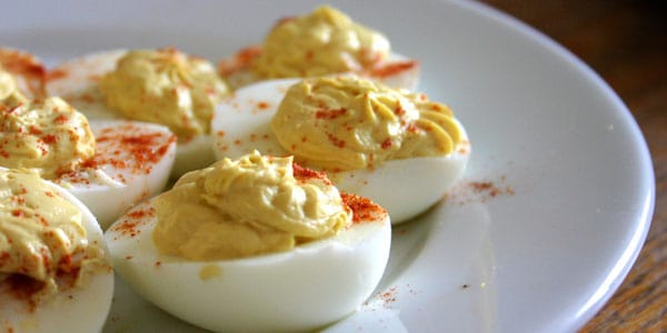 Devilled eggs, photo by Wendy Copley