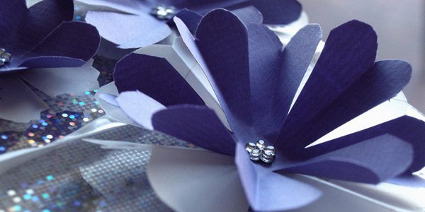 Gift with paper flower, photo by PermaCultured