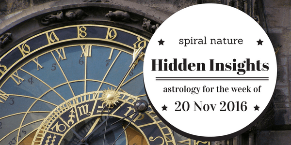 Hidden Insights: Astrology for the week of 20 November 2016