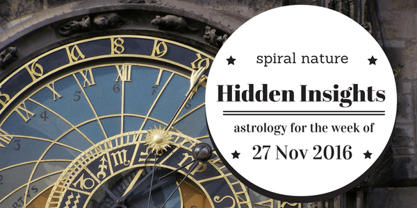 Hidden Insights: Astrology for the week of 27 November 2016