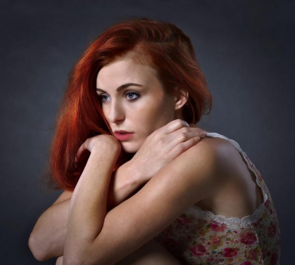 Redhaired woman