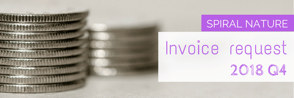 2018 Q4: Invoice me, I want to pay you 2018 Q4 Invoice Request