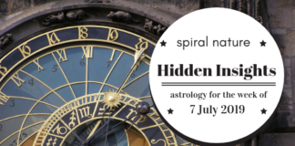 Hidden Insights: Astrology for the week of 7 July 2019 2019-07-07 Hidden Insights