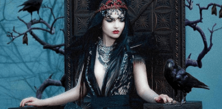 Dark Goddess Oracle Cards Image of Nux from the Dark Goddess Oracle Card deck.