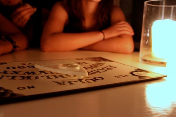 Ouija board, photo by Adeline