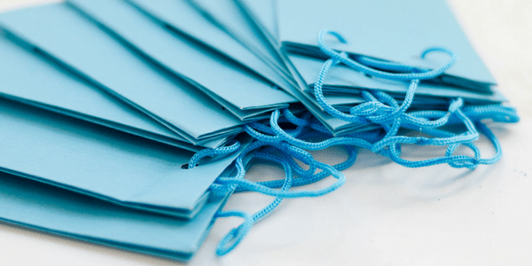 Blue shopping bags, photo by Marco Verch