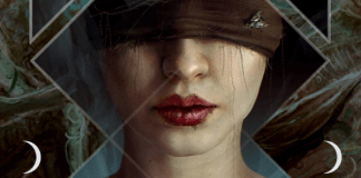 Dark Mirror Oracle Detail of Blinded to Pain, from the Dark Mirror Oracle