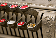 Ethics in witchcraft: Where do you fall? Detail of a cash register, photo by Bill Collison