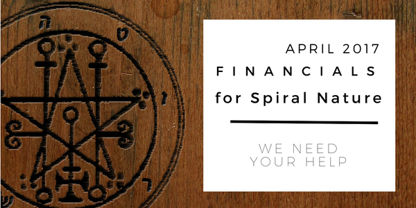 April 2017 financials for Spiral Nature Magazine Financials for Spiral Nature April 2017