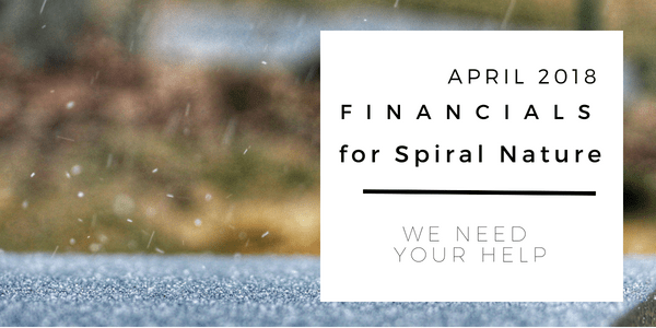 Financials for Spiral Nature April 2018