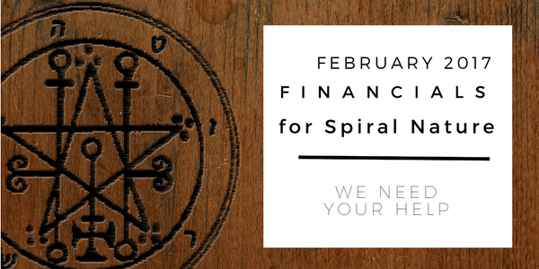Financials for Spiral Nature February 2017