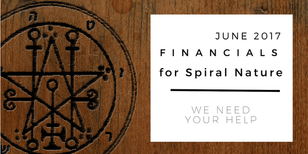 June 2017 financials for Spiral Nature Magazine Financials for Spiral Nature June 2017