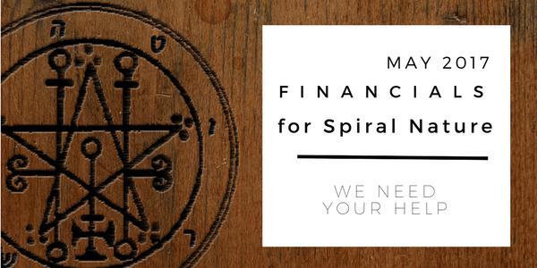 May 2017 financials for Spiral Nature Magazine Financials for Spiral Nature May 2017