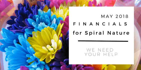 May 2018 financials for Spiral Nature Magazine Financials for Spiral Nature May 2018