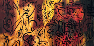 Surrealism: Six occultnik painters and writers L'homme et sa femme, André Masson, 1958; photo by Olivier Bacquet