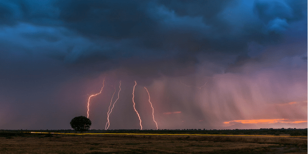 Lightning, photo by Nikos Koutoulas