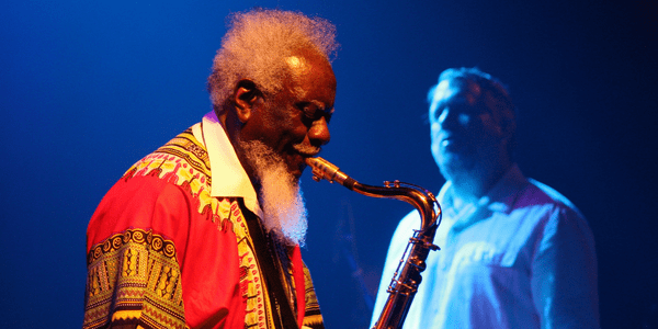 Pharoah Sanders, photo from Wikimedia Commons