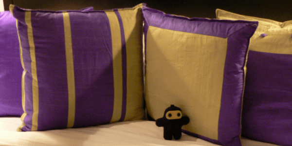 Purple pillows, thotfulspot