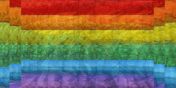 Rainbow flag, photo by QThomas Bower