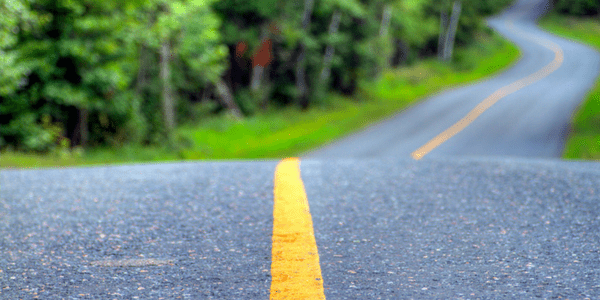 Road dividing line, photo by Geee Kay