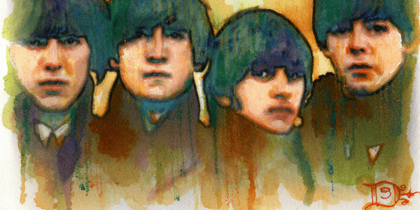 The Beatles by Luis Diaz Art (flickr)
