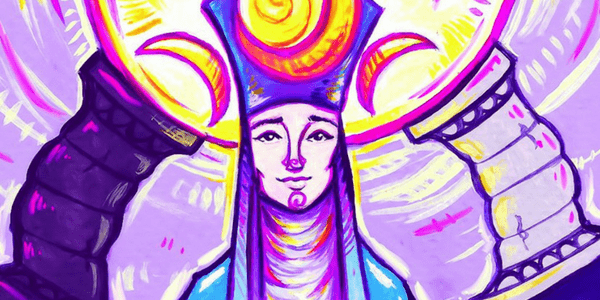 Vivid Journey Tarot, by Jessica Alaire 'The High Priestess'