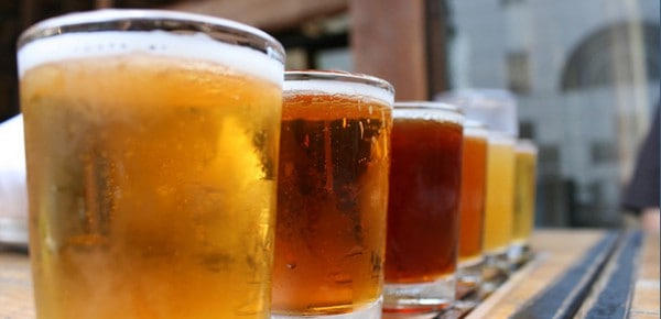 Beer sampler, photo by Quinn Dombrowski