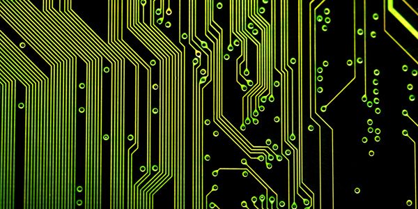 Circuit board, photo by Creativity103