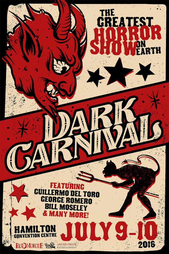 See Psyche at Dark Carnival in Hamilton on Sunday Dark Carnival Poster