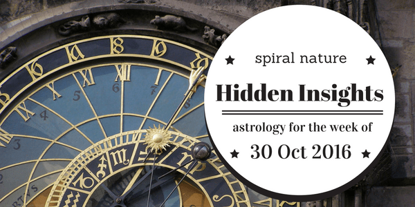 Hidden Insights: Astrology for the week of 30 October 2016