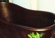 Rejuvenation bath: A cleansing new year’s rite Home bathroom remodel cedar tub