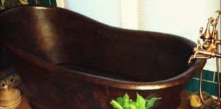 Rejuvenation bath: A cleansing new year’s rite Home bathroom remodel cedar tub