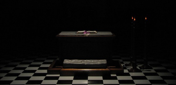 Masonic altar, photo by Bill Bradford