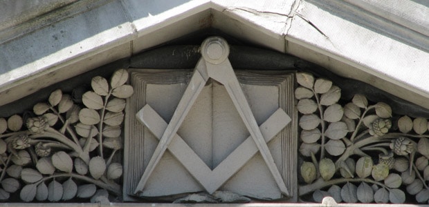 Did Freemasonry invent modern Paganism? Masonic temple, photo by Andy Chase