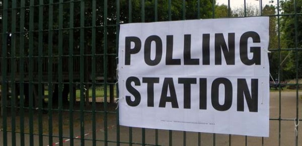 Polling station, photo by Peter