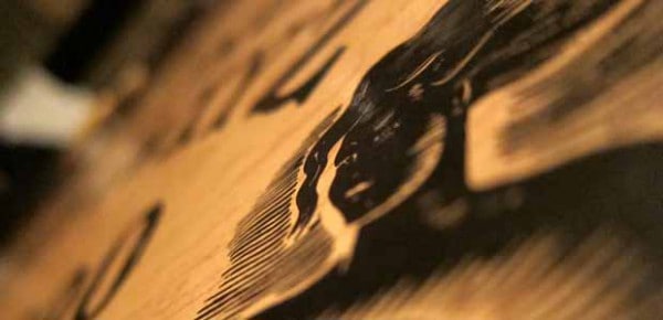 Detail of a Ouija board, photo by Indi Samarajiva