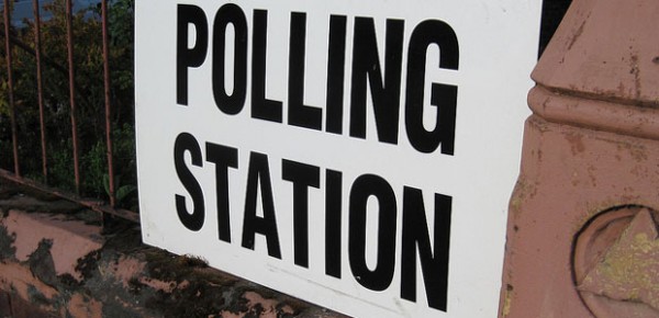(November) Polling station, photo by Pete