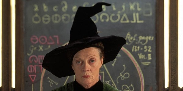 Professor McGonagall, from Harry Potter