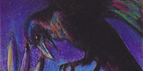 5 tarot and oracle decks reviewed and ranked from 2016 Detail of the Three of Cups from Raven's Prophecy Tarot, by Maggie Stiefvater