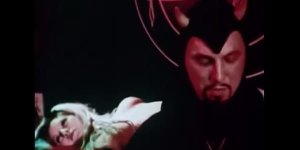 Anton LaVey, still from Satanis