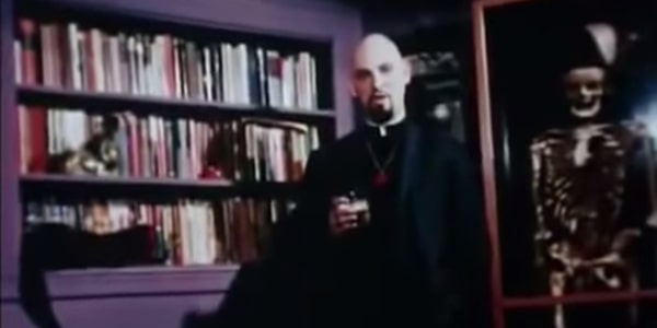 Anton LaVey, still from Satanis