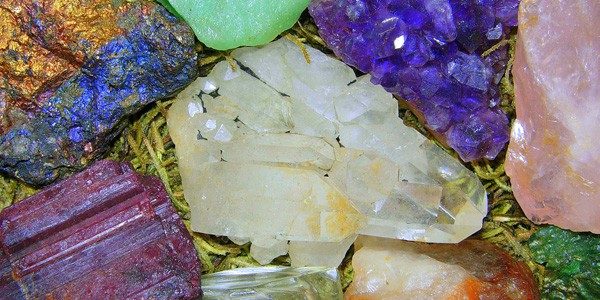 The Book of Stones, by Robert Simmons and Naisha Ahsian Semiprecious stones, photo by Michael Summers