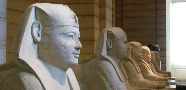 Powers of the Sphinx, Part I: To know Processional Way of Sphinxes, Musée du Louvre, Paris, photo by Wally Gobetz