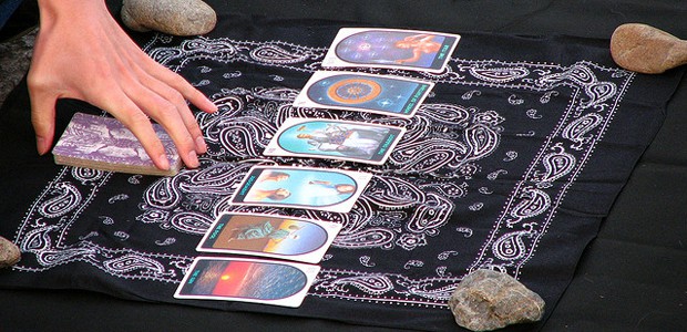 Tarot and sharing bad news Tarot reader, photo by Chris Gladis (MShades - flickr)